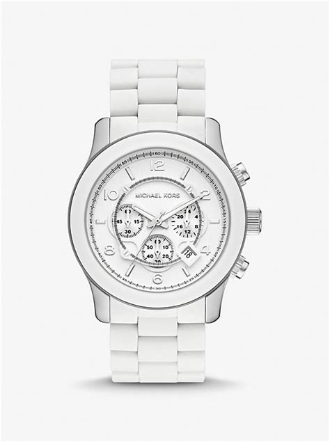 michael kors runway collection brand new watch|Michael Kors oversized runway watch.